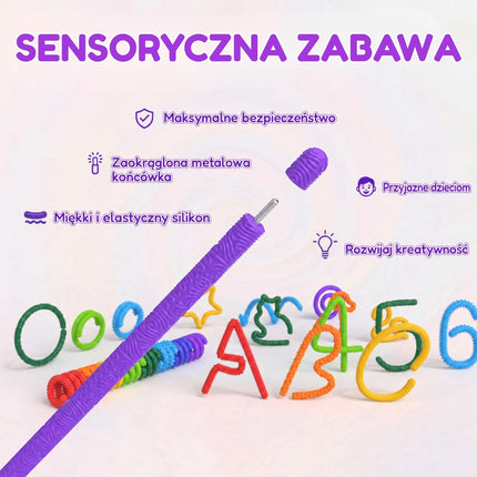 WOOPIE sensorinės lazdelės, 8 vnt.