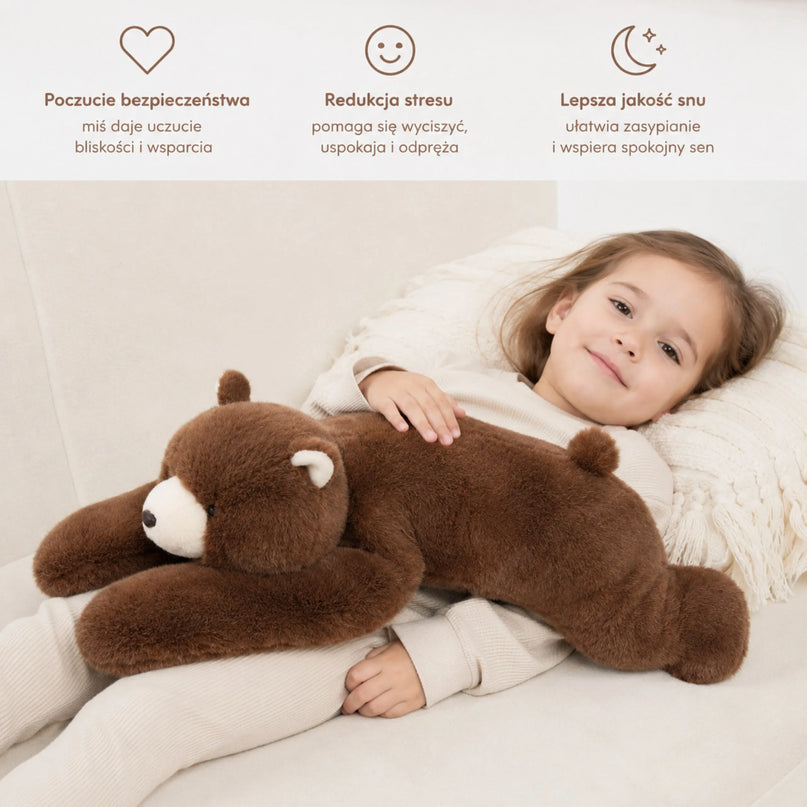Woopie sensorinis svorinis meškinas – 1,5 kg, 65 cm