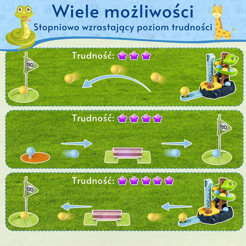 WOOPIE „Snake Golf“ vikrumo žaidimas vaikams