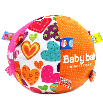 WOOPIE „Soft Sensory Ball“ – minkštas sensorinis kamuoliukas kūdikiams, 3+ mėn.