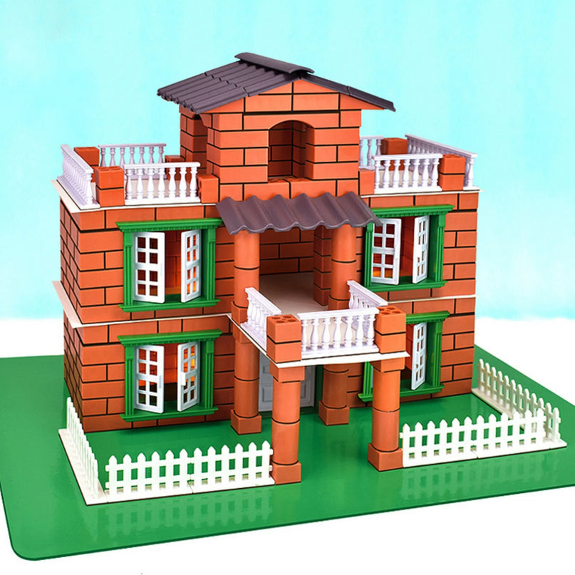 Woopie statybinis rinkinys „Vila iš plytelių“ (357el.)