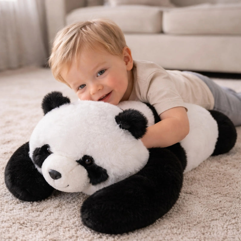 WOOPIE sunkioji sensorinė panda 1,5 kg, 65 cm