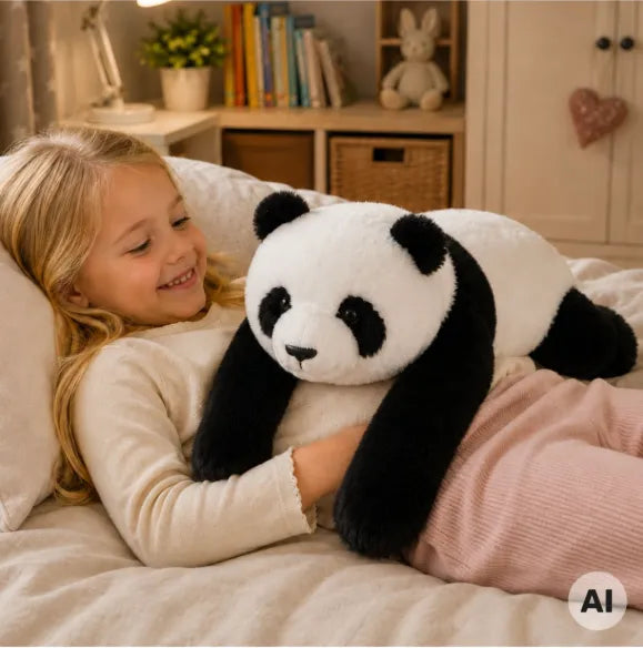 WOOPIE sunkioji sensorinė panda, 2,5 kg, 65 cm