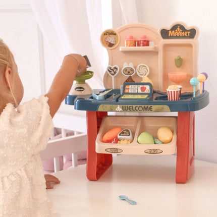 Woopie Supermarket stendas su vežimėliu