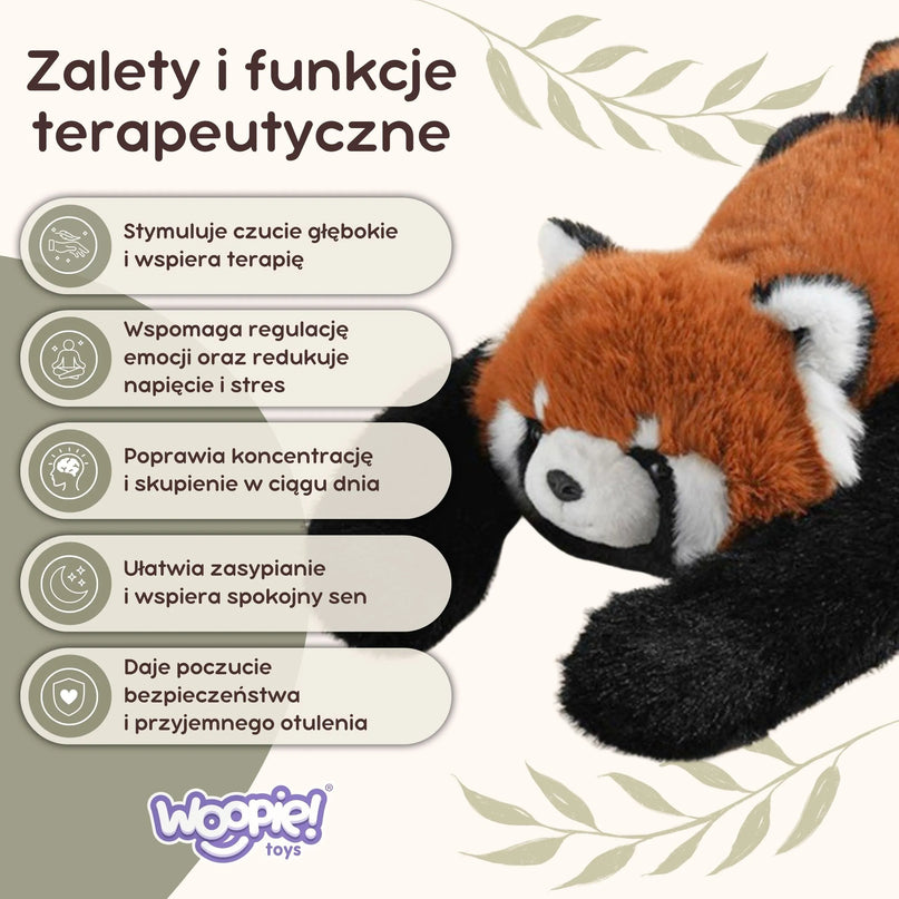 WOOPIE svertinis sensorinis meškiukas Ruda Panda
