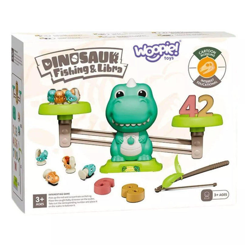 WOOPIE Balanso Svarstyklės Balanso Stalo Žaidimas Žvejyba Dinozauras Žuvys