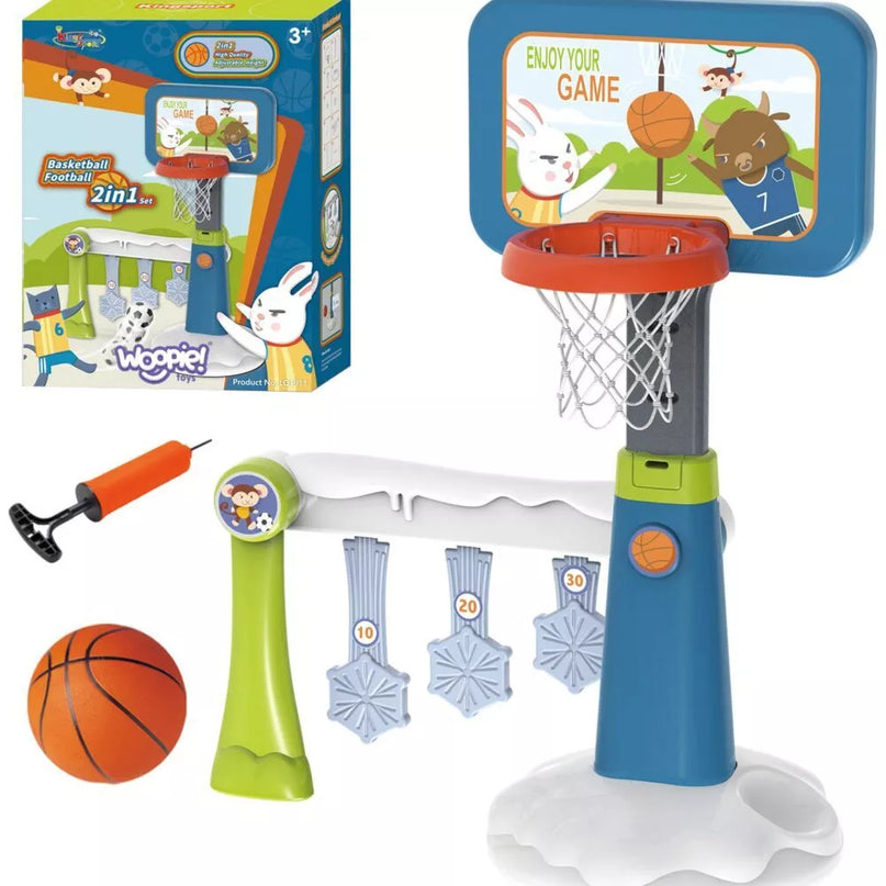 Krepšinio ir vartų sporto rinkinys 2in1