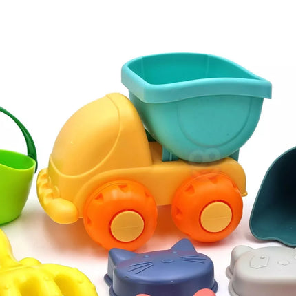 Smėlio rinkinys su automobiliu ir priedais 10vnt