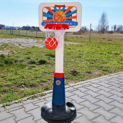 Krepšinio rinkinio reguliavimas 99 – 125 cm + Kamuolys + Pompa