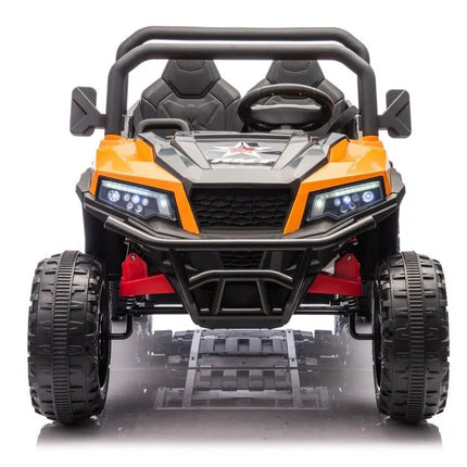 XB‑1038A 4×4 24V vaikiškas elektrinis visureigis, oranžinis