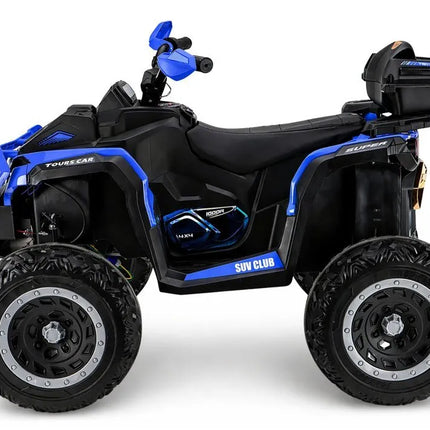XW‑08 mėlynas 4×4 12V keturratis