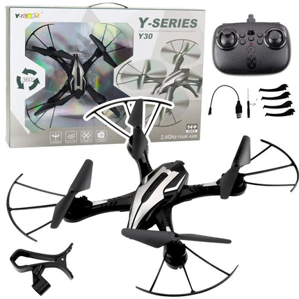 Y30 dronas su LED ir 360°