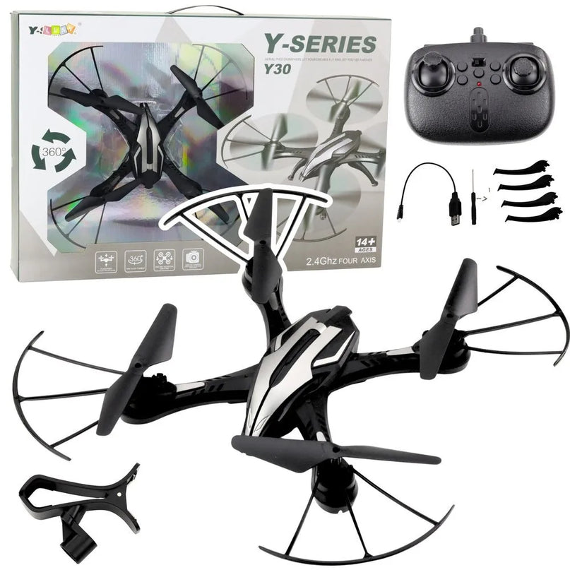 Y30 dronas su LED ir 360°