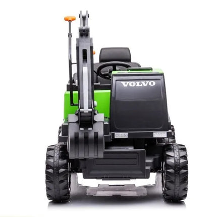 Žalias elektrinis ekskavatorius Volvo DK‑VE888 vaikams