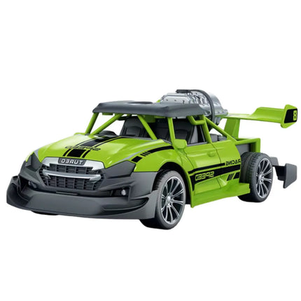 Žalias RC automobilis su dūmų efektu 1:20