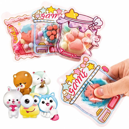 Zuikučių ir desertų squishių kūrimo rinkinys vaikams